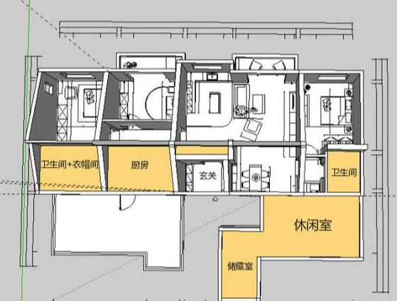 168㎡四室一厅,硬装省心软装细心,不可方物的美