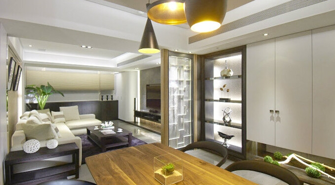 客厅隔断居然这么美