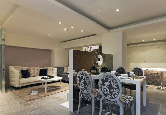 客厅隔断居然这么美