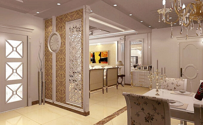 客厅隔断居然这么美