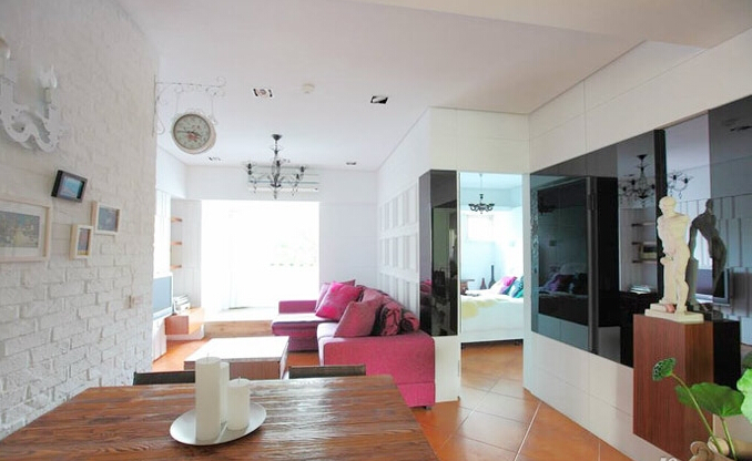 客厅隔断居然这么美