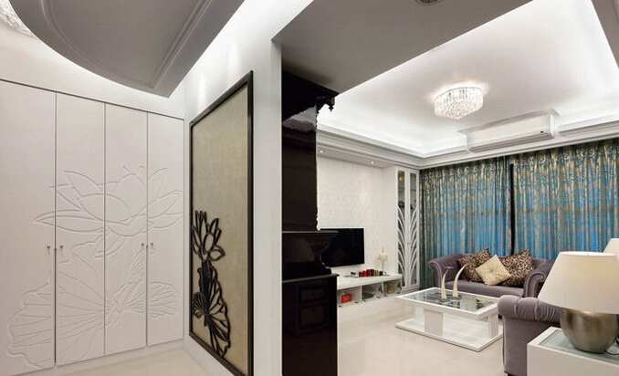 客厅隔断居然这么美