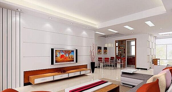 7种现代简约风格客厅装修效果图