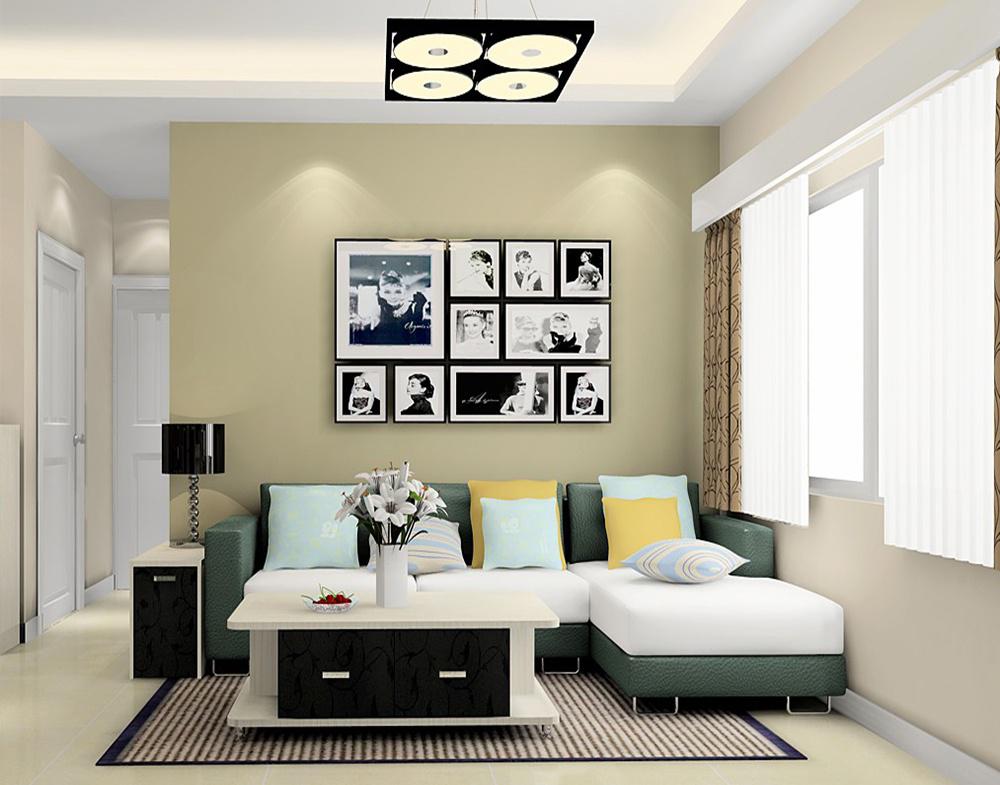  客厅沙发摆放效果图