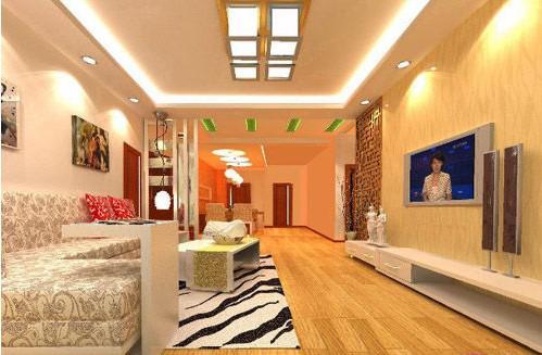 客厅吊灯装饰效果图