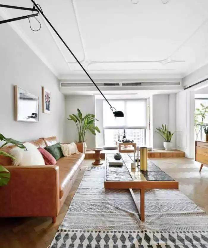 120㎡新房装修 卧室门对开、开放式和封闭式厨房让家居生活更自由!