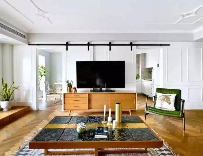 120㎡新房装修 卧室门对开、开放式和封闭式厨房让家居生活更自由!